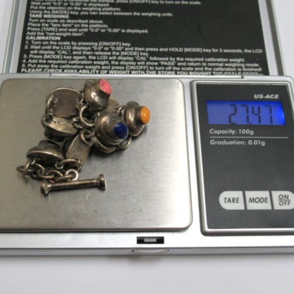 925 Sterling Silver Precious Gemstone Bracelet - Picture 5 of 8